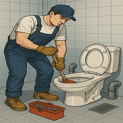 Tıkanıklık Gider Açma (Tuvalet Logar Lavabo)